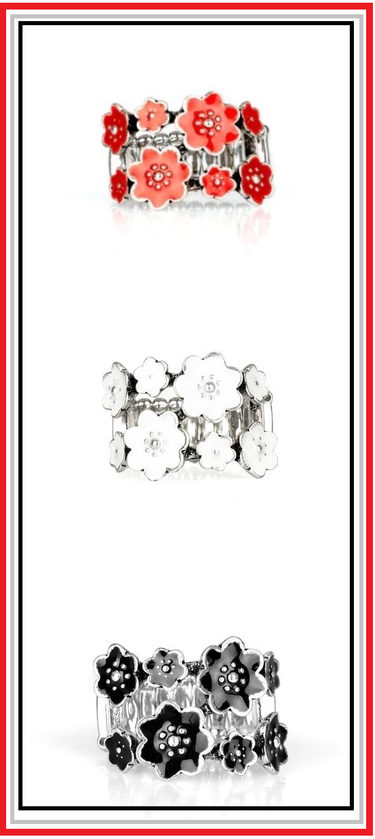 Floral Crowns - Select Box Trio (Red/White/Black)